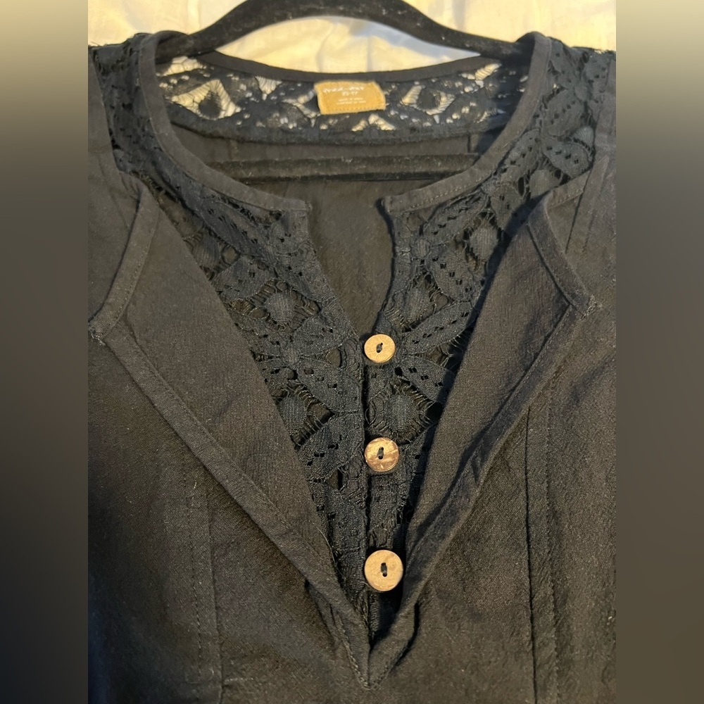 Free People Seas The Day Top in Black Size XS/S NWT - Picture 7 of 9